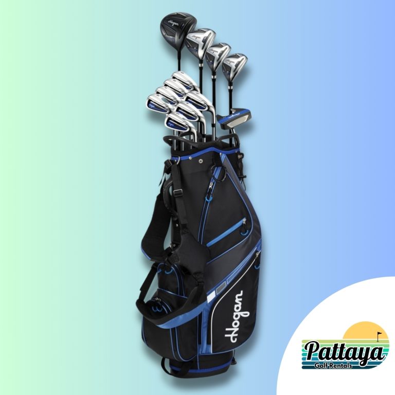 Weekend golfer golf club set with bag