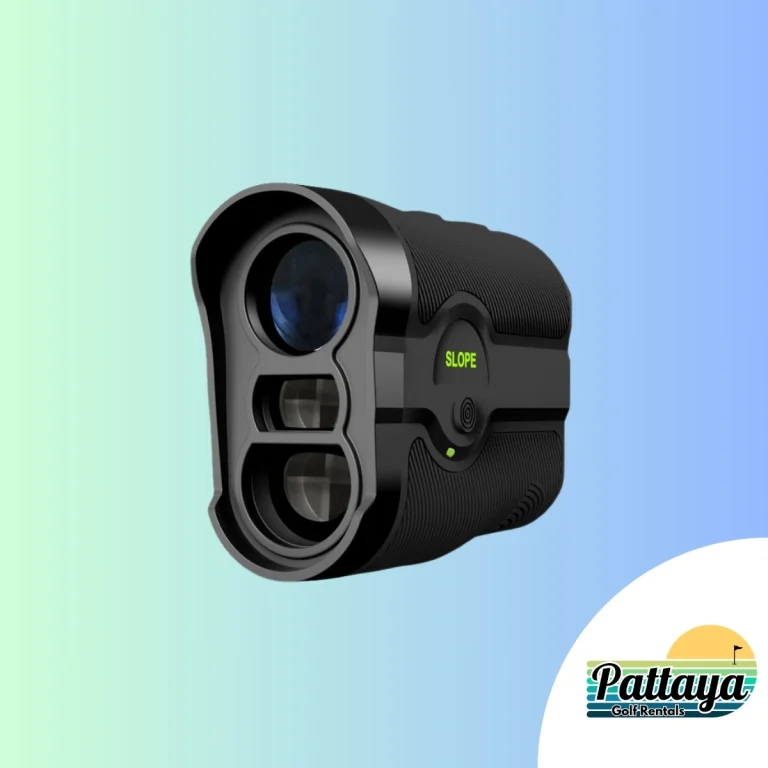 ProFX golf range finder with clear distance display