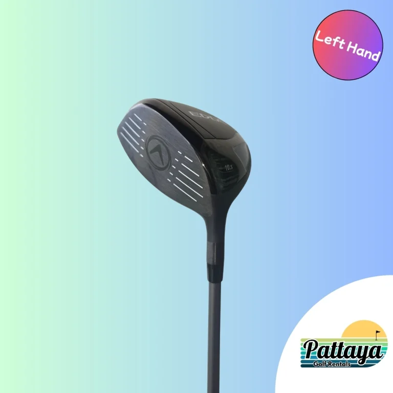 Left hand Callaway Edge golf club set with bag