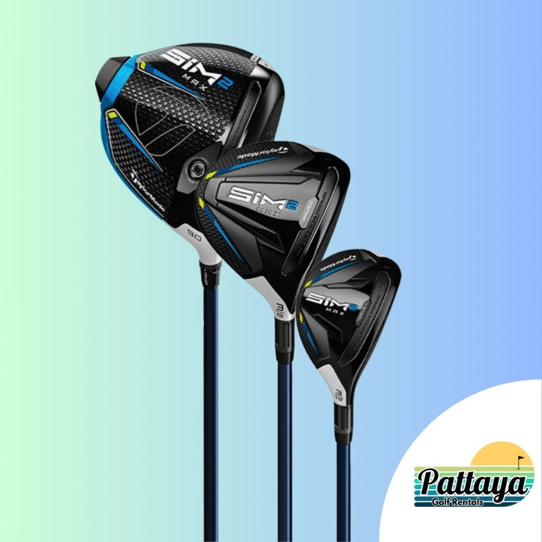 Premium TaylorMade golf club set with bag