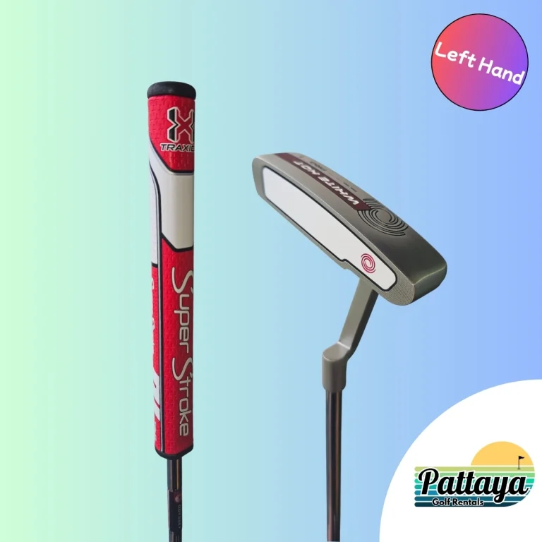 Left hand Callaway Edge golf club set with bag