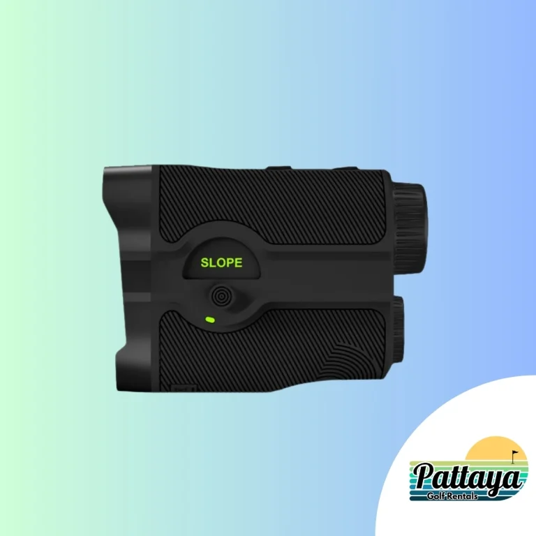 ProFX golf range finder with clear distance display