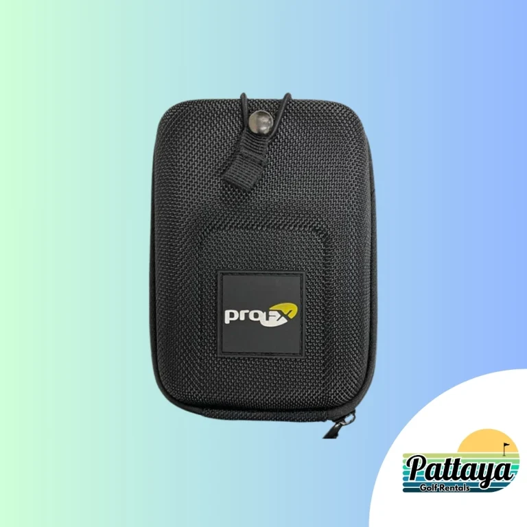 ProFX golf range finder with clear distance display