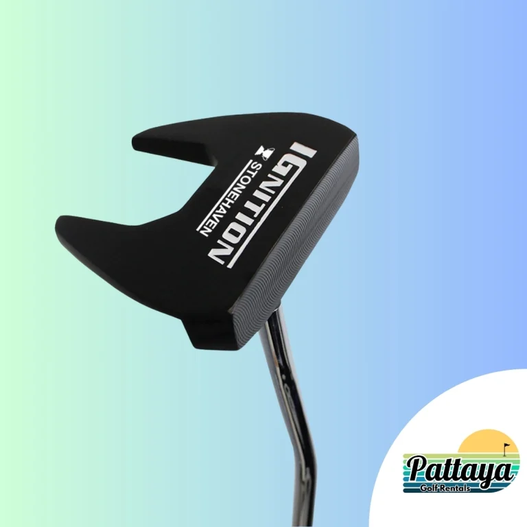 Senior golf club set with lightweight graphite shafts and bag